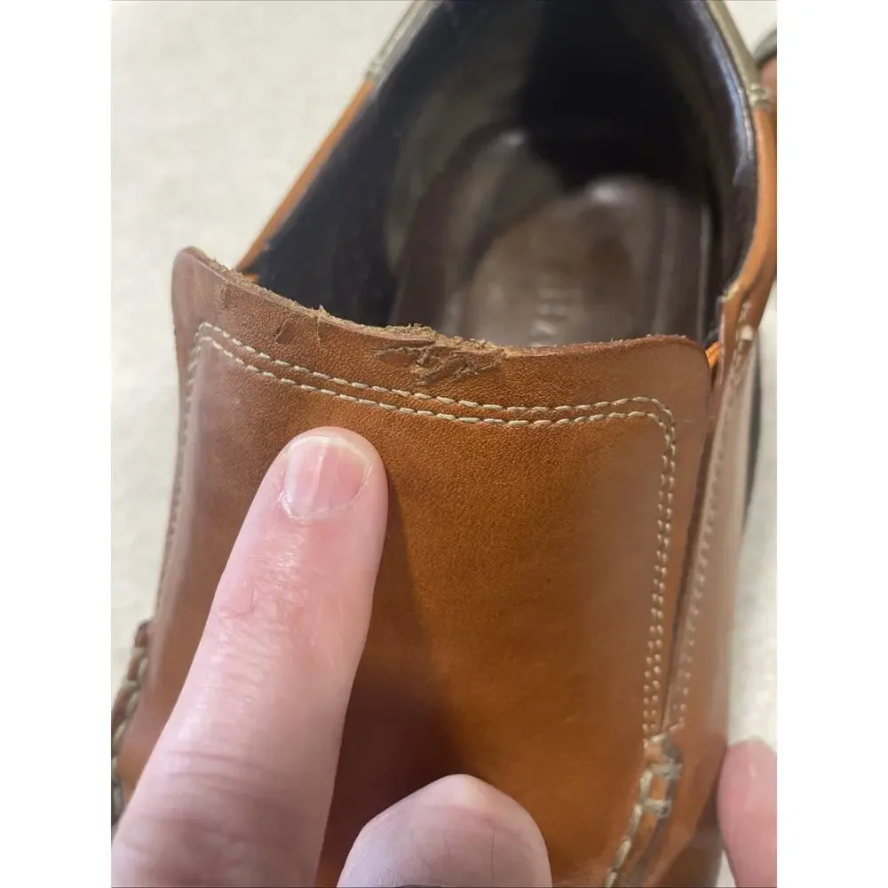 Cole Haan Shoes Mens Size 10 Brown Leather Slip On Casual Comfort Loafers